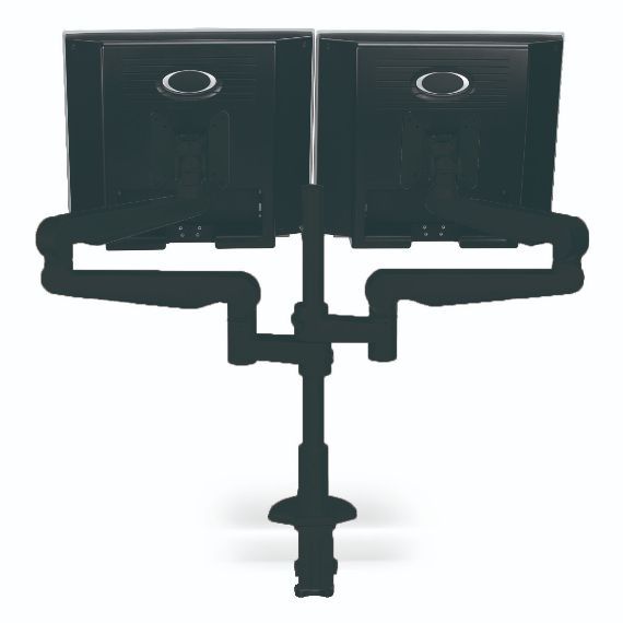 CMS3055B - Ascend Multimount Double Screen with Desk Clamp