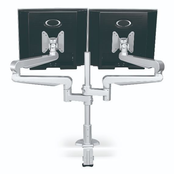 CMS3055S - Ascend Multimount Double Screen with Desk Clamp