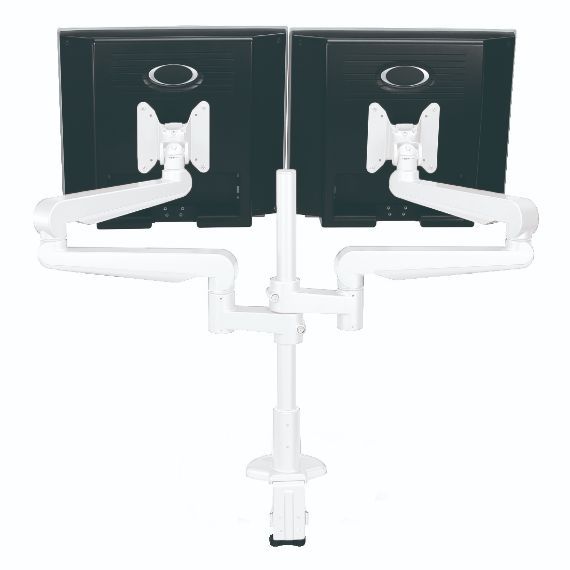 CMS3055W - Ascend Multimount Double Screen with Desk Clamp