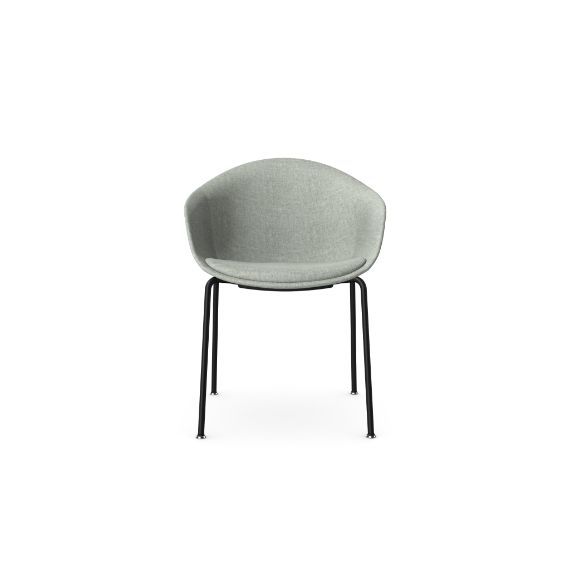 Kin Tub Chair With 4 Leg Frame, Upholstered Shell