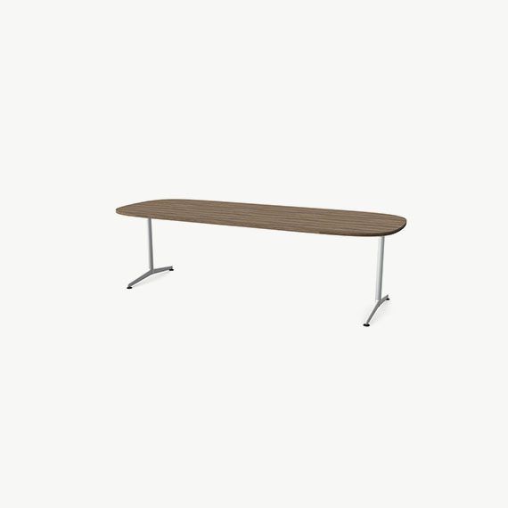ALP2610SR Ad-Lib Soft Rectangular Meeting Table - 2600mm x 1000mm x 740mm