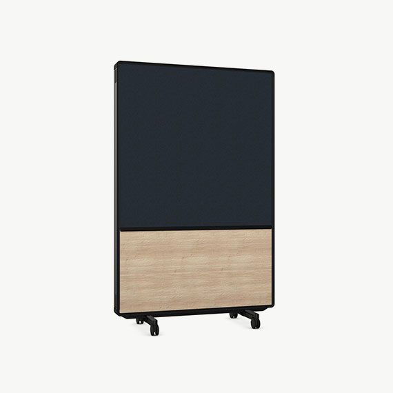 AW2012MF Adapt Wall with Fabric Upper Panels and MFC Lower Panels