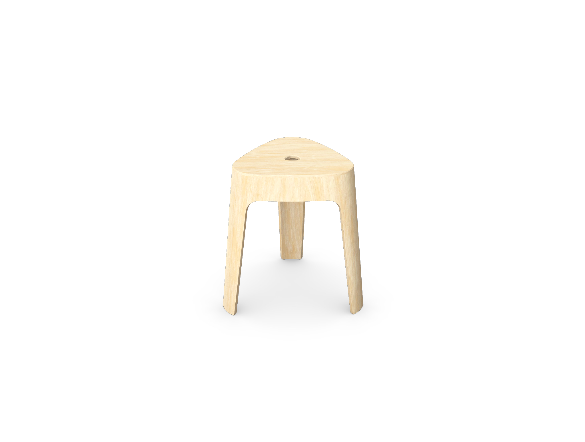 OTY01 Ooty Stool with Ash Veneer Plywood Frame.
