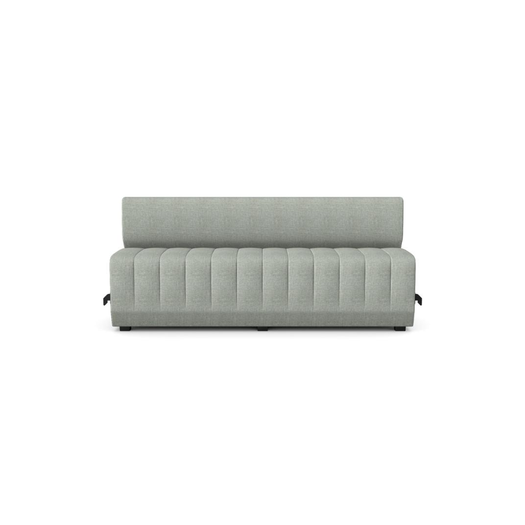 HAB300BM Haven Bench With Bulwork, Linking Connections Both Ends