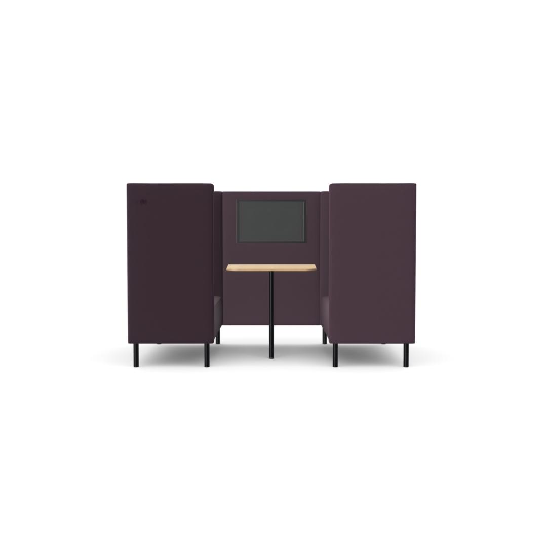 CONS4M Converse Station 4 Seater with media