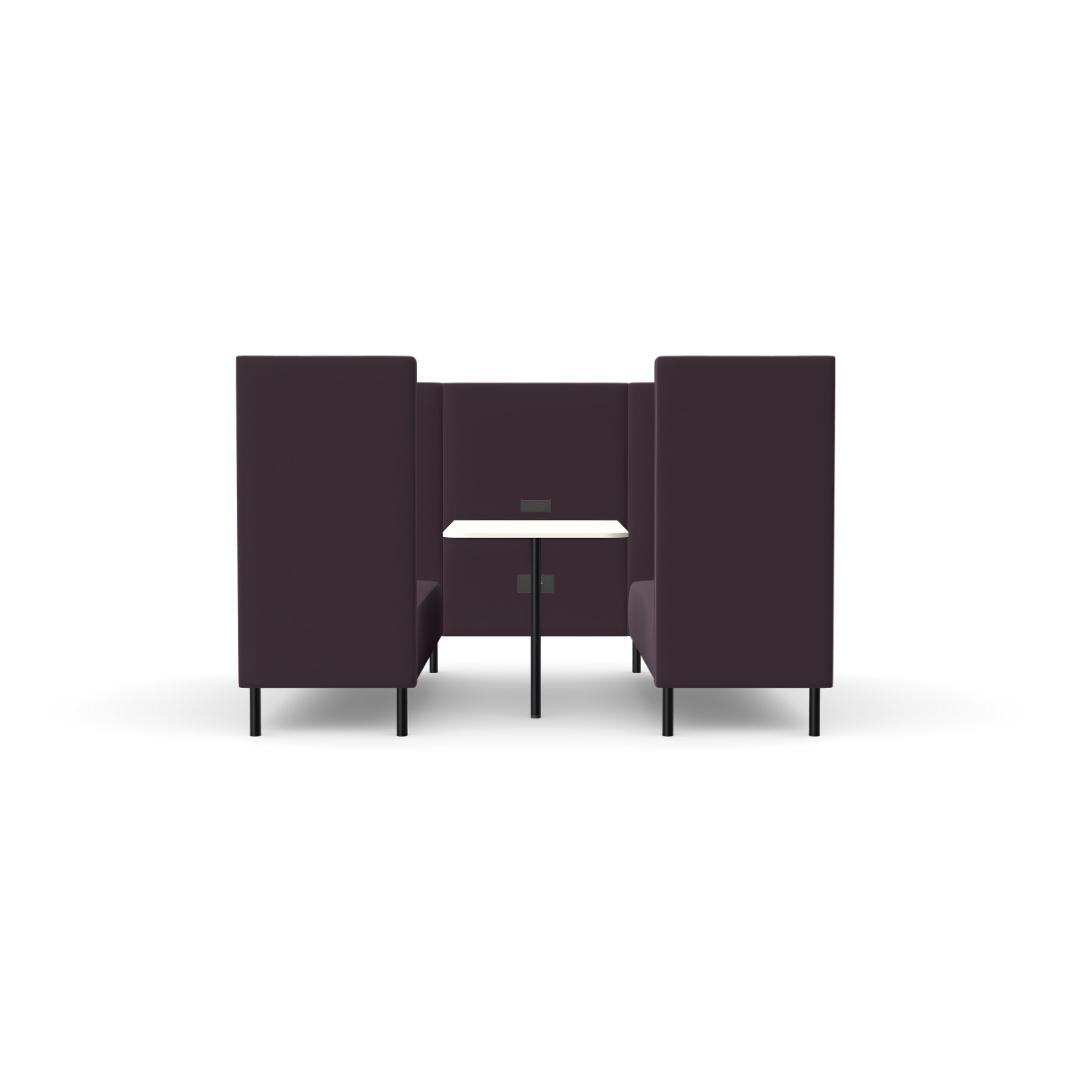 CONS6P Converse Station 6 Seater with power