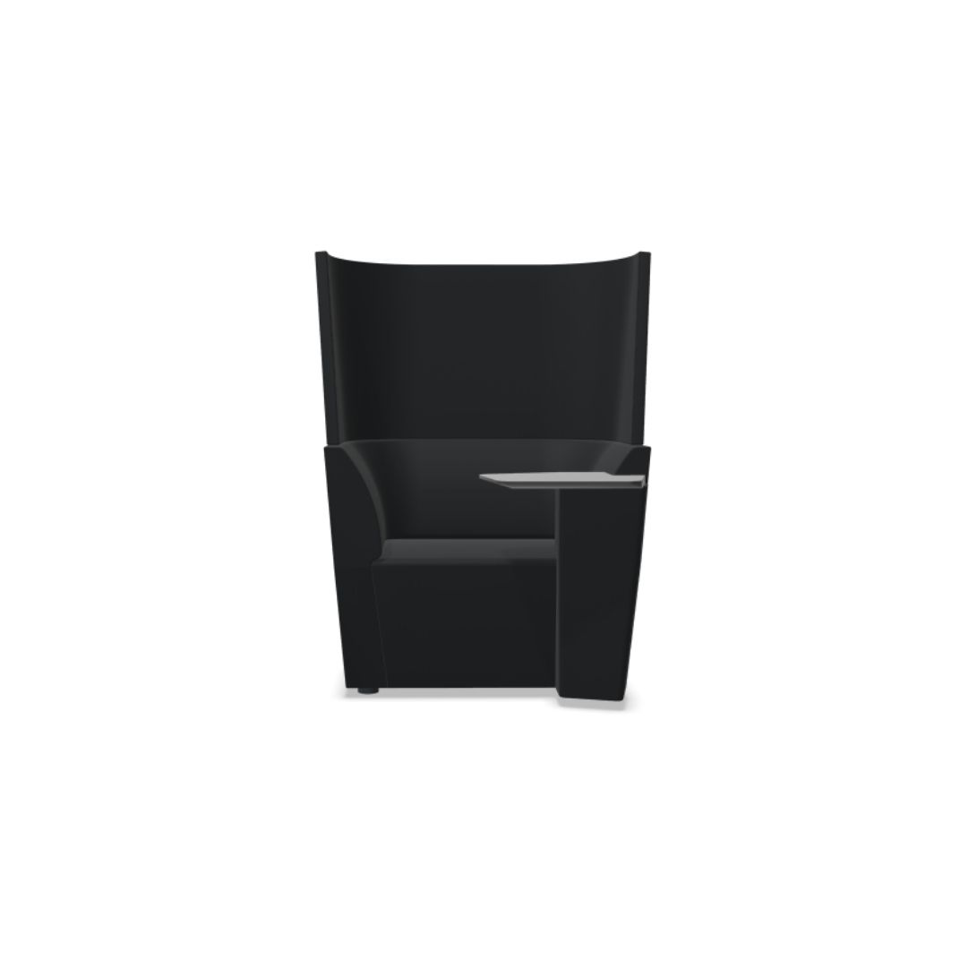 AD - 102 LT - Away From The Desk Single Seat Unit and Screen with LH integrated tablet